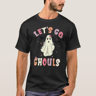 Camiseta Letu2019s Vai Ghouls Halloween Girl Ghost Cute Spo