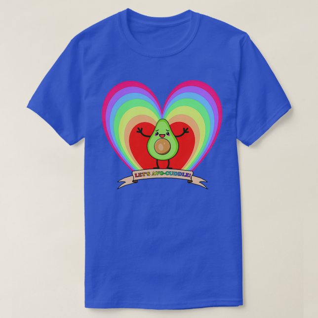 Camiseta Letx27s AvoCuddle 14 (Frente do Design)