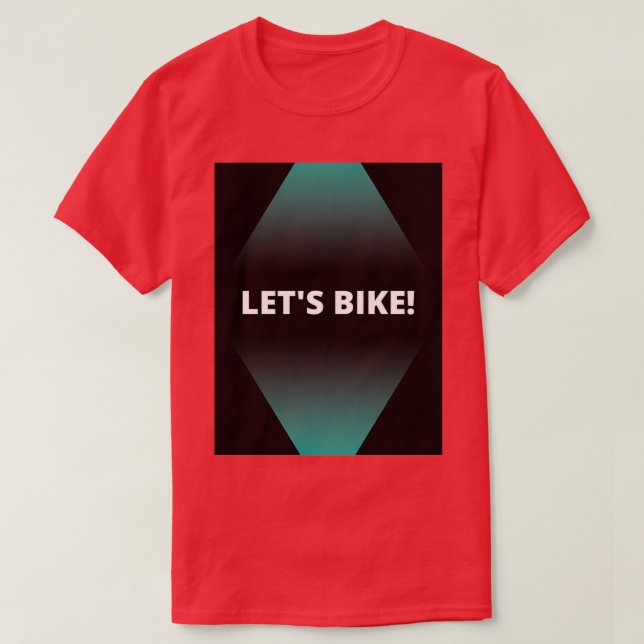 Camiseta Letx27s bicicleta 2 (Frente do Design)