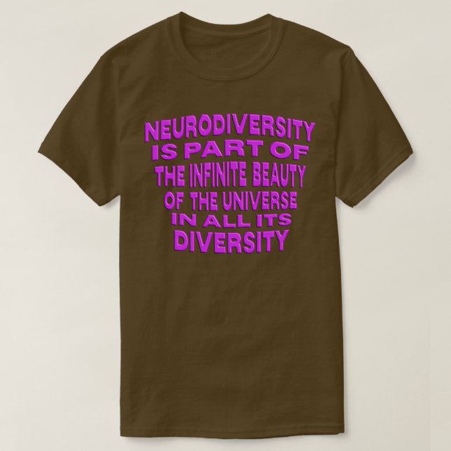 Camiseta LETx27S CELEBRADO NEURODIVERSIDADE NEURODIVERSIDAD (Frente do Design)