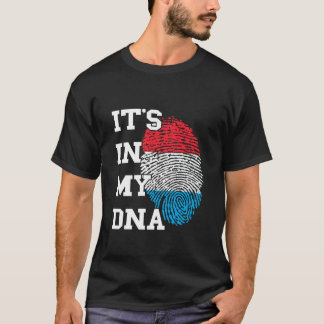 Camiseta Letzebuerg Está No Meu DNA Thumbmark Luxemburguês 