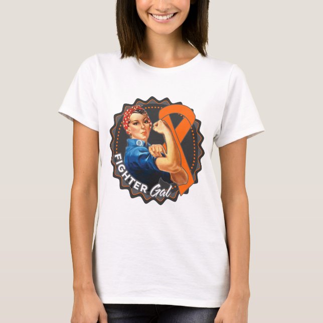 Camiseta Leucemia Combatente Gal (Frente)