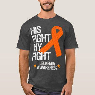 Camiseta Leucemia Consciência Mês Sua Luta Contra A Fita La