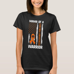 Camiseta Leucemia Crianças Mulheres Mamãe De Um Guerreiro A