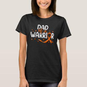 Camiseta Leucemia De Fita Laranja Pai Filha De Uma Guerra