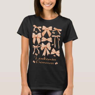 Camiseta Leucemia do Arco de Laranja Aestética Coquette