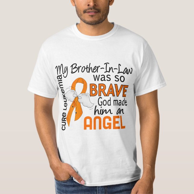 Camiseta Leucemia do cunhado do anjo 2 (Frente)