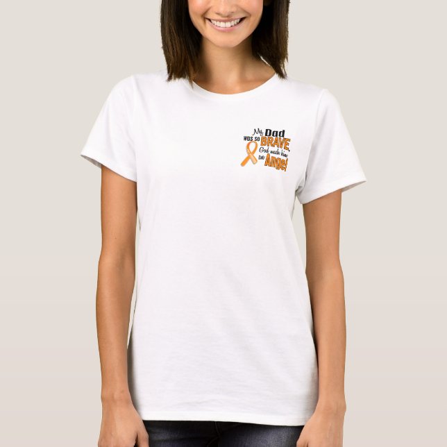 Camiseta Leucemia do pai do anjo (Frente)