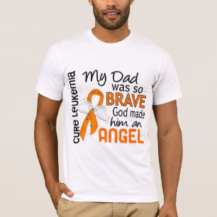 Camiseta Leucemia do pai do anjo 2