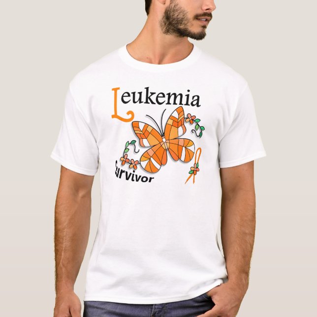 Camiseta Leucemia do sobrevivente 6 (Frente)