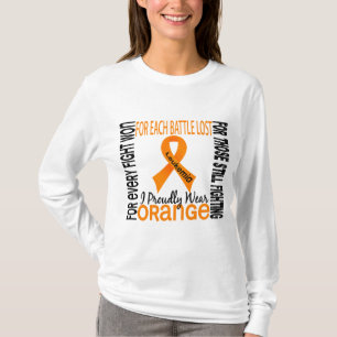 Camiseta Leucemia eu visto orgulhosa a laranja 2