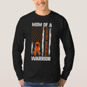 Camiseta Leucemia Filha Filho Mãe De Um Guerreiro American