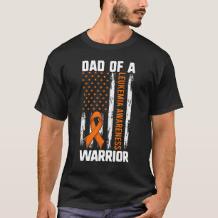 Camiseta Leucemia Filha Filho Pai De Um Guerreiro American