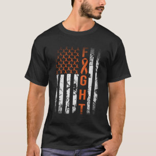 Camiseta Leucemia Fita Luta Contra a Leucemia de Bandeira A