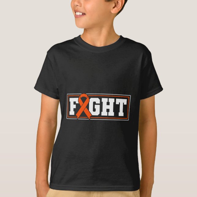 Camiseta Leucemia Laranja Fita 1 (Frente)