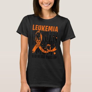 Camiseta Leucemia Não Vem Com Um Manual Consciente da Leuce