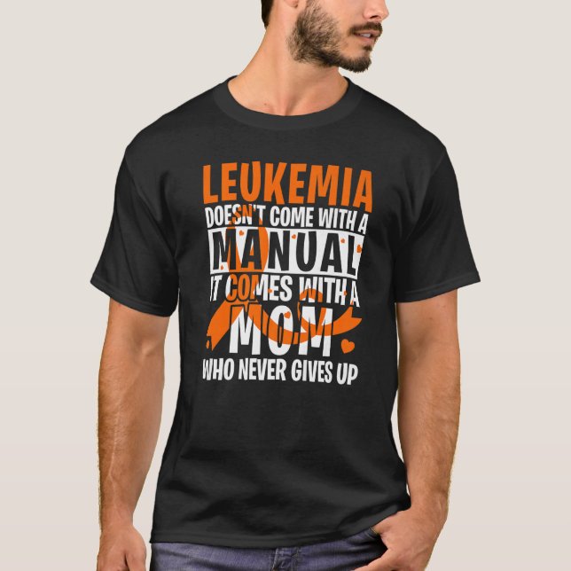 Camiseta Leucemia não vem com uma leucemia manual (Frente)