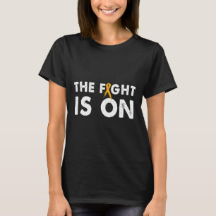 Camiseta Leucemia Negra Design de Luta Contra Presente Para