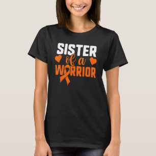 Camiseta Leucemia Para Mulheres Raparigas Irmã De Uma Coste