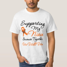 Camiseta Leucemia Que Apoia A Minha sobrinha