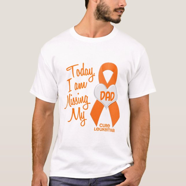 Camiseta Leucemia que falta meu pai 1 (Frente)