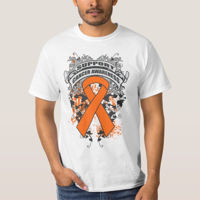 Camiseta Leucemia - refrigere o slogan da consciência do (Frente)