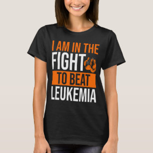 Camiseta Leucemia Sensibilização Guerreiro da Doença de Fit