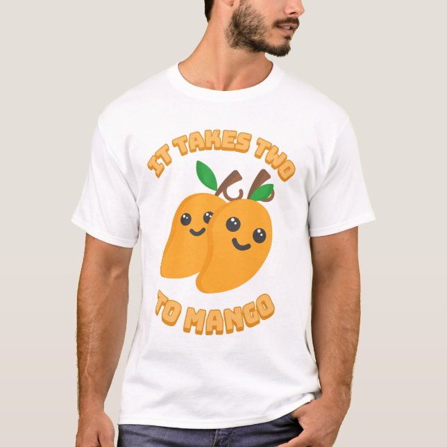 Camiseta Leva dois para manga! Cartoon de manga (Frente)