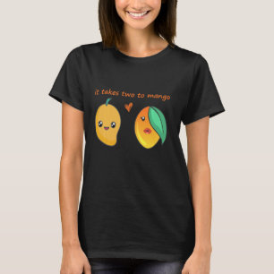 Camiseta Leva Dois Para Mango Cute Tango Mango Fruta Roman