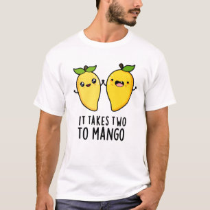 Camiseta Leva Dois Para Mango Engraçado Dançando Fruta