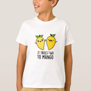 Camiseta Leva Dois Para Mango Engraçado Dançando Fruta