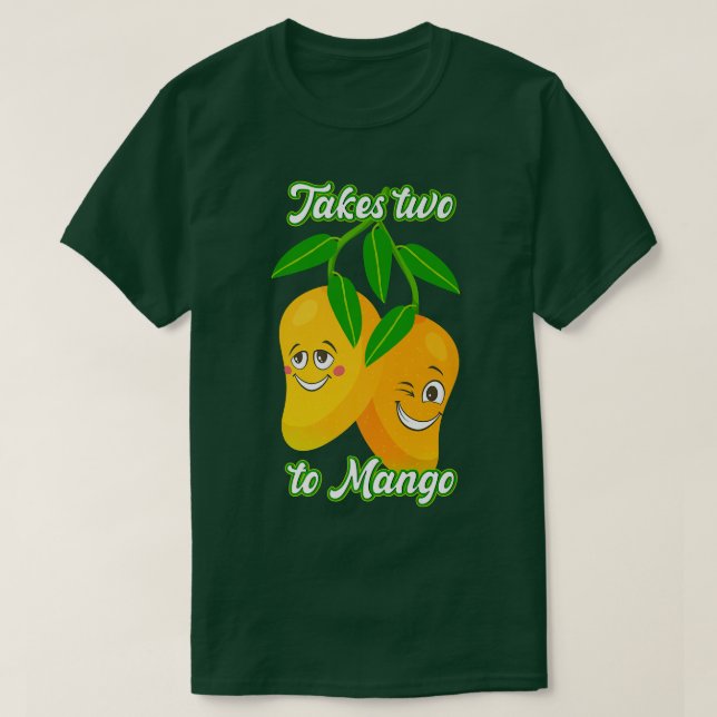 Camiseta Leva Dois Para Mango Mangoes (Frente do Design)