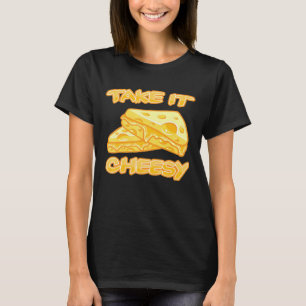 Camiseta Leva-o ao queijo Entusiasta de Queijos Queijos Com
