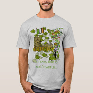 Camiseta Leva tempo para construir castelos.