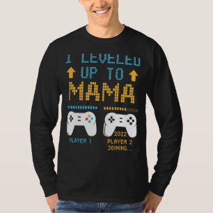 Camiseta Levada Até A Revelação Do Bebê Da Família Mama Gam