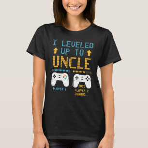 Camiseta Levada Até A Revelação Do Bebê Da Família Tio Game