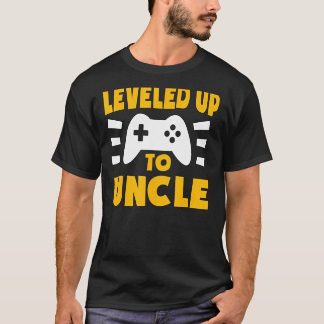 Camiseta Levada Até O Anúncio De Gravidez Do Tio Gamer (Frente)