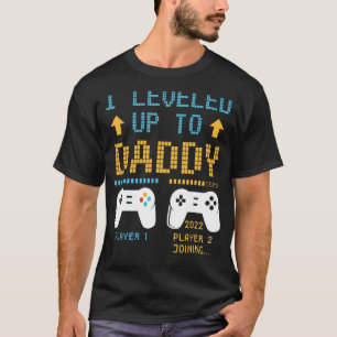 Camiseta Levada Até Pai Gamer Family Baby Reveal 2022