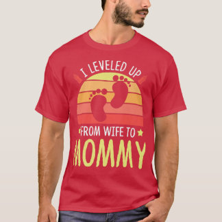 Camiseta Levada Da Esposa Para A Mamãe Futuro Grávida Mãe