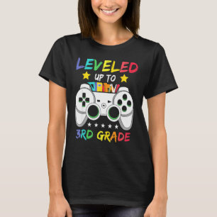 Camiseta Levado Até 3º Ano De Vídeo Gamer De Volta À Escola