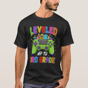 Camiseta Levado Até 3º Ano De Vídeo Gamer De Volta À Escola