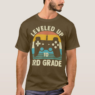 Camiseta Levado Até 3º Ano De Volta Ao Jogo De Vídeo Da Esc