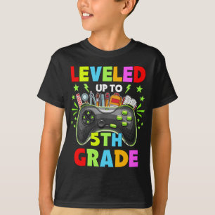 Camiseta Levado até 5 Grau de 5 de Professores Voltar para