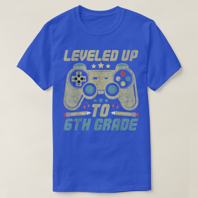 Camiseta Levado até 6 de volta ao School Boy Video G (Frente do Design)