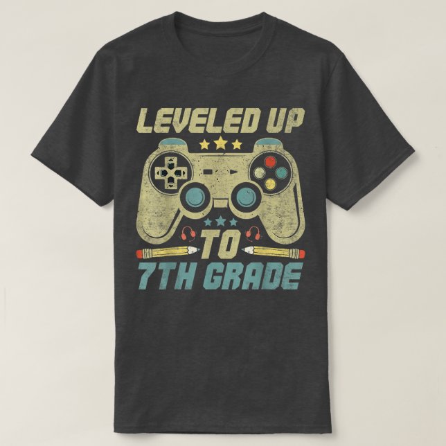 Camiseta Levado até 7 de volta ao School Boy Video G (Frente do Design)