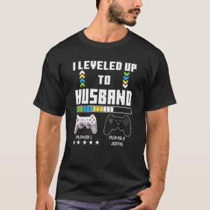 Camiseta Levado Até O Gam Do Casal Do Controlador De Jogos
