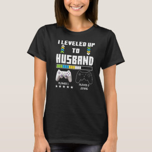 Camiseta Levado Até O Gam Do Casal Do Controlador De Jogos