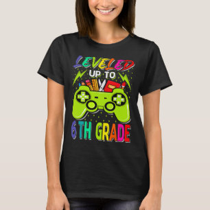 Camiseta Levado Até O Jogador De 6 Grau De Volta À Escola P