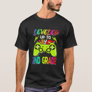 Camiseta Levado Até O Jogador De Nível Segundo De Volta