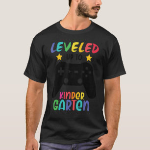 Camiseta Levado Até O Kinder Garten Gaming De Volta À Escol